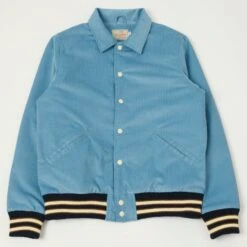 Dehen 1920 Corduroy Team Jacket - Dusty Blue