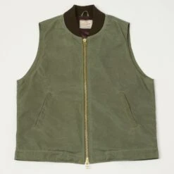 Dehen 1920 Flight Vest - Light Moss