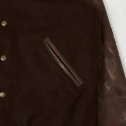 Dehen 1920 Varsity Jacket - Brown/Antique Brandy -Hartford Sale Store DEHEN VARSITYJACKET 4