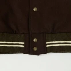 Dehen 1920 Varsity Jacket - Brown/Antique Brandy -Hartford Sale Store DEHEN VARSITYJACKET 5