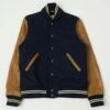 Dehen 1920 Varsity Jacket - Dark Navy/Antique Rust -Hartford Sale Store DEHEN VARSITYJACKET 7