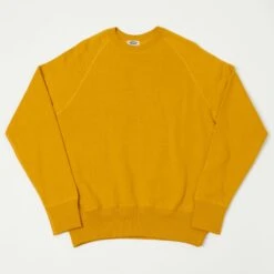 Denime Lot. 261 4-Needle Raglan Sweatshirt - Yellow