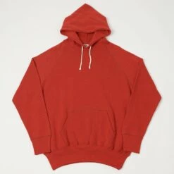 Denime Lot. 262 4-Needle Hooded Sweatshirt - Red