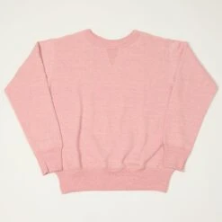 Denime Lot 268 88/12 4 Needle Crew Neck Sweatshirt - Heather Red