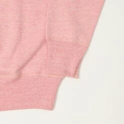 Denime Lot 268 88/12 4 Needle Crew Neck Sweatshirt - Heather Red -Hartford Sale Store DENIME LOT268FRONTVSWEAT 5