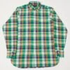 Drake's Madras Button Down Pocket Shirt - Green/Orange/Blue -Hartford Sale Store DRAKES MADRASPOCKETSHIRT GRNORABLU2