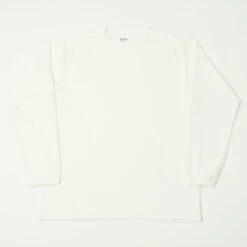 Dubbleworks Long Sleeve Heavy Fabric Tee - Off White