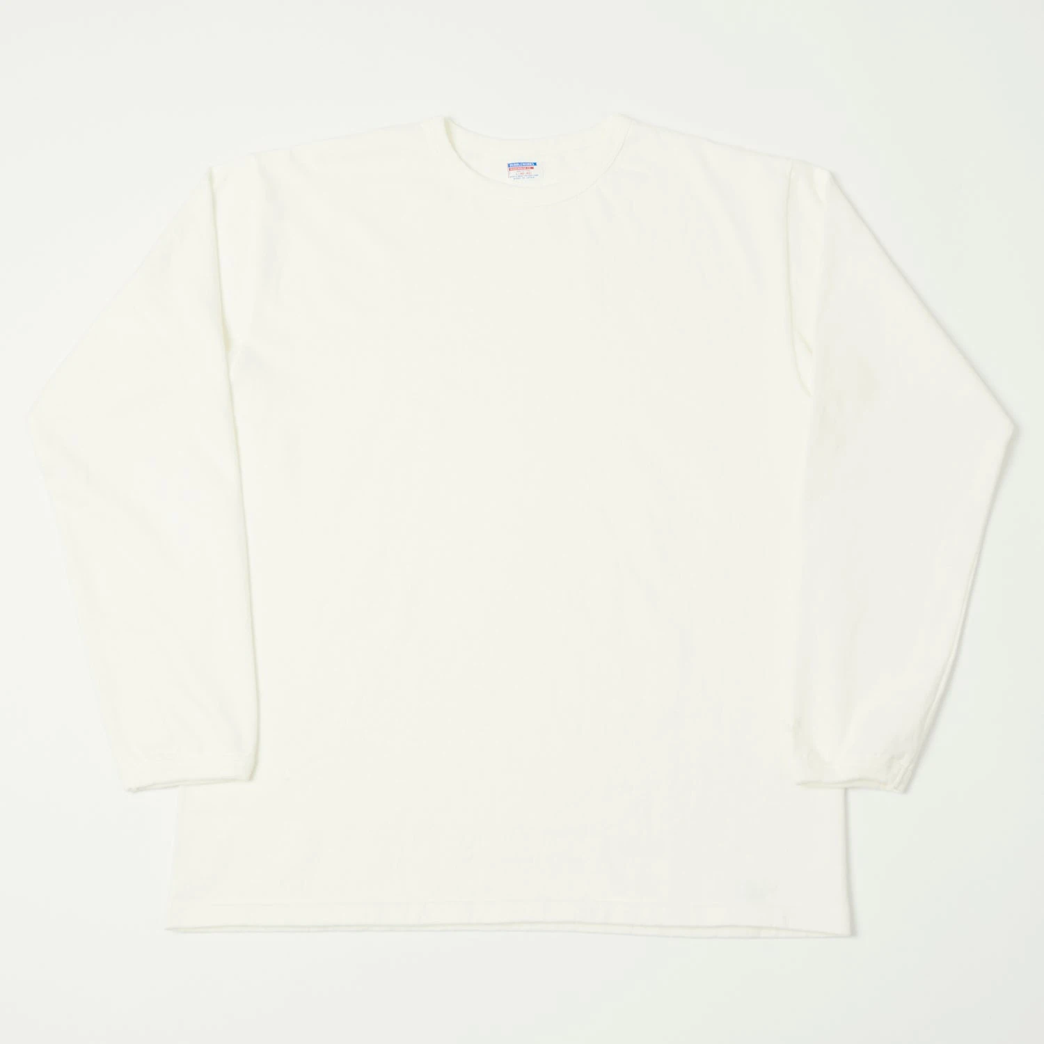 Dubbleworks Long Sleeve Heavy Fabric Tee - Off White 3 Dubbleworks Long Sleeve Heavy Fabric Tee - Off White