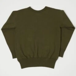 Dubbleworks Single V Sweatshirt - Olive -Hartford Sale Store DUBBLEWORKS 82001SINGLEVSWEATSHIRT OLIVE1