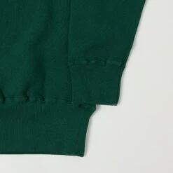 Dubbleworks Tsuriami Quarter Zip Sweatshirt - Green -Hartford Sale Store DUBBLEWORKS HALFZIPCOLLARSWEAT 5