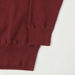 Dubbleworks Tsuriami Quarter Zip Sweatshirt - Burgundy -Hartford Sale Store DUBBLEWORKS HALFZIPCOLLARSWEAT 8