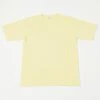 Dubbleworks Heavy Fabric SS Tee - Pale Yellow -Hartford Sale Store DUBBLEWORKS HEAVYWEIGHTTEE