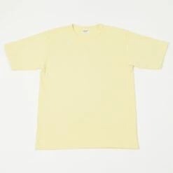 Dubbleworks Heavy Fabric SS Tee - Pale Yellow