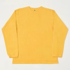 Dubbleworks Heavy Weight L/S Pigment Dye Tee - Pd. Gold