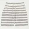 Dubbleworks Pile Border Shorts - Grey Stripe -Hartford Sale Store DUBBLEWORKS PILEBORDERSHORTS GREYSTRIPE