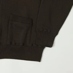 Dubbleworks Tsuriami Sweat Jacket - Sumikuro -Hartford Sale Store DUBBLEWORKS RIBCOLLARJACKET 5