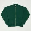 Dubbleworks Tsuriami Sweat Jacket - Green -Hartford Sale Store DUBBLEWORKS RIBCOLLARJACKET 8
