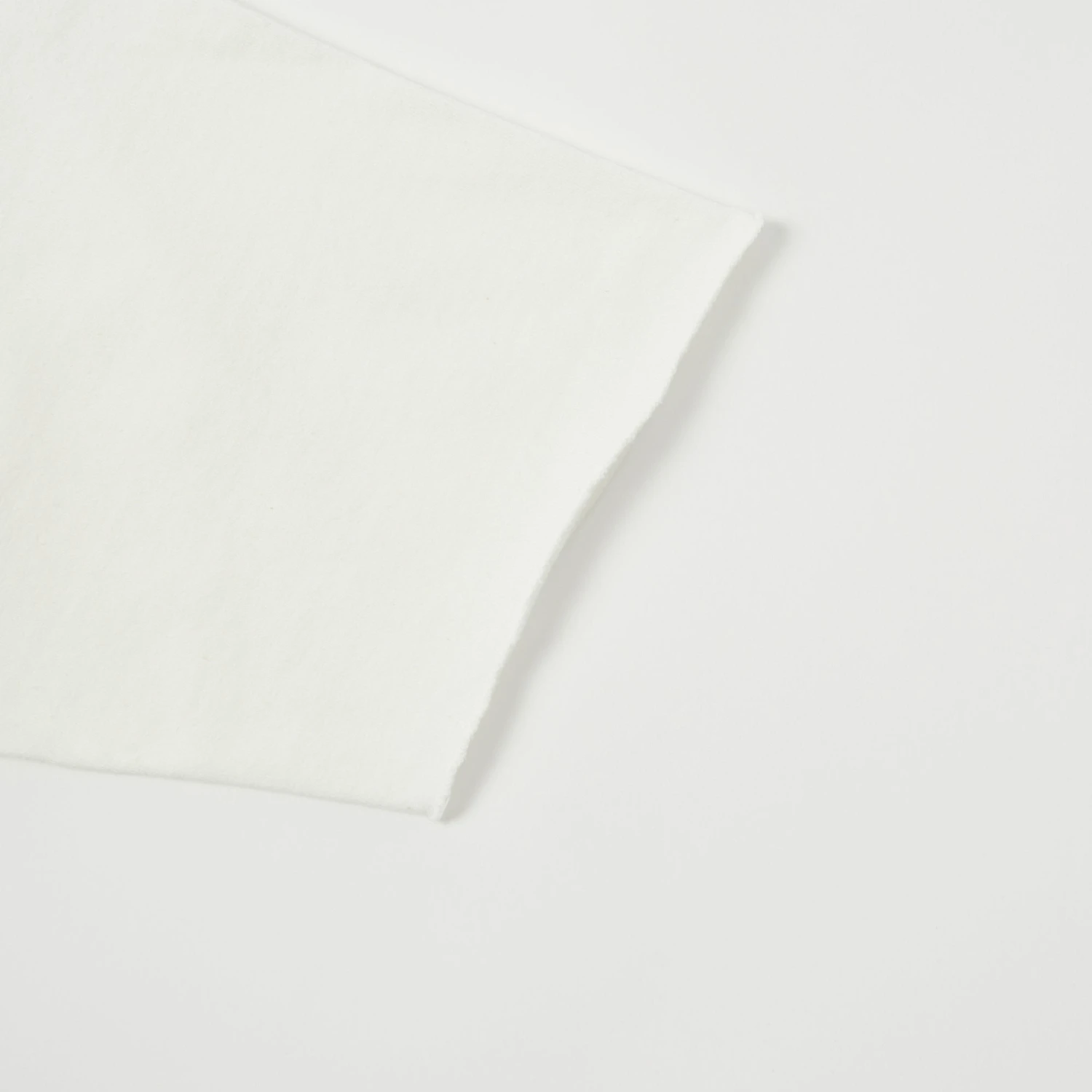 Dubbleworks Plain Style Off Cut Sweatshirt - Off White 5 Dubbleworks Plain Style Off Cut Sweatshirt - Off White - Image 3