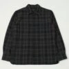 East Harbour Surplus 'MOAB 990' Plaid Overshirt - Navy/Grey -Hartford Sale Store EASTHARBOURSURPLUS