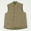 East Harbour Surplus 'Oliver' Reversible Sports Vest - Beige/Green -Hartford Sale Store EASTHARBOURSURPLUS OLIVERREVERSIBLEVEST BEIGEGREEN