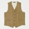 East Harbour Surplus 'Smith'Vest - Herringbone Brown/White -Hartford Sale Store EASTHARBOURSURPLUS SMITHWAISTCOAT