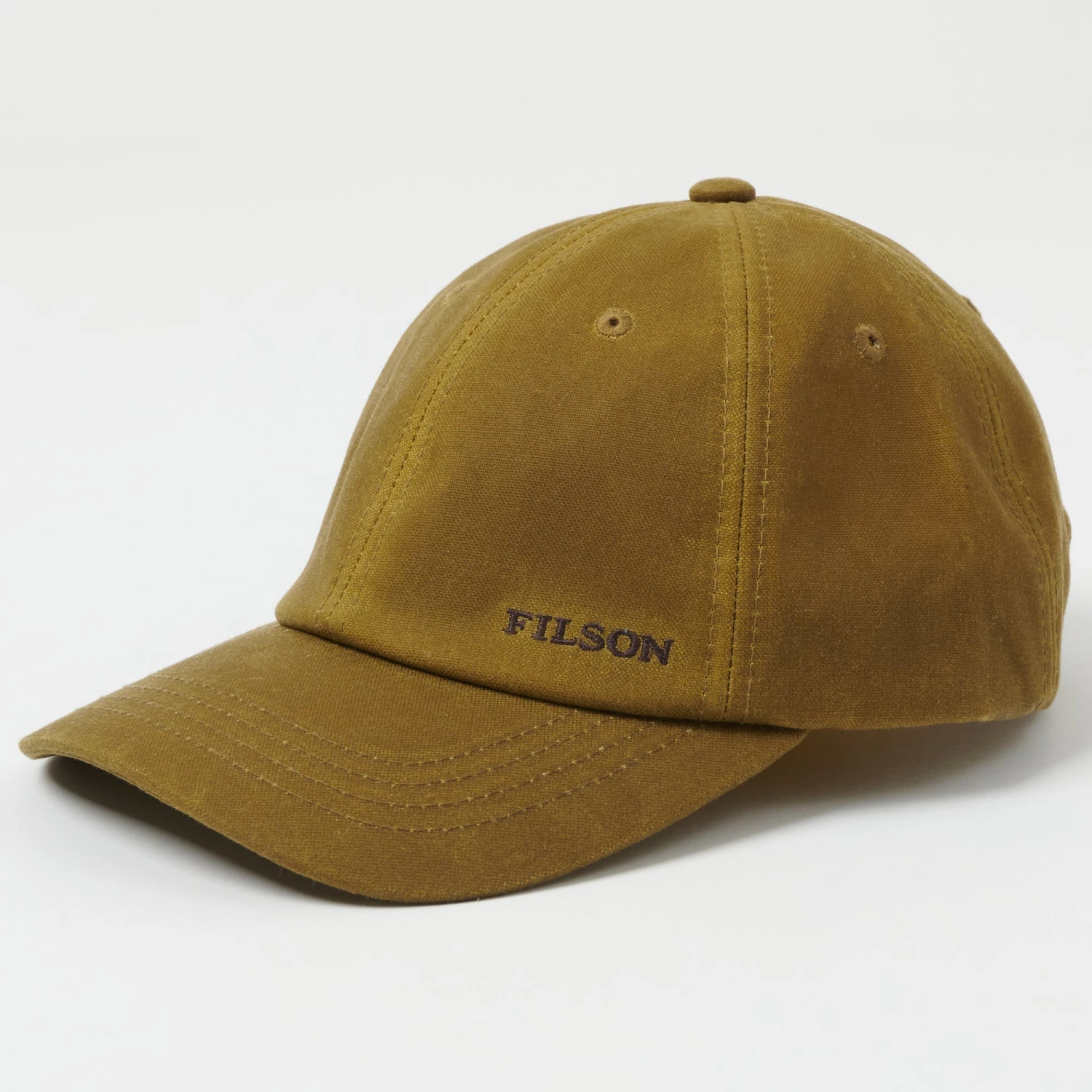 Filson Oil Tin Low-Profile Cap - Dark Tan 3 Filson Oil Tin Low-Profile Cap - Dark Tan