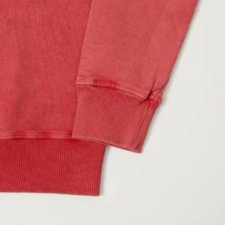 Flea-T 1950s Raglan 'Rebel Mickey' Sweatshirt - Red -Hartford Sale Store FLEAT BWMICKYGUNSWEAT 2