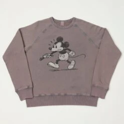 Flea-T 1950s Raglan 'Rebel Mickey' Sweatshirt - Navy