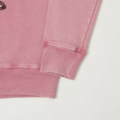 Flea-T 1950s Raglan 'Dippy Dawg' Sweatshirt - Pink -Hartford Sale Store FLEAT DIPPYDAWGSWEAT 14