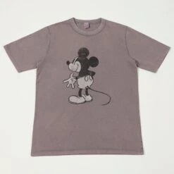 Flea-T 1950s 'Behind Mickey' Short Sleeve T-Shirt - Navy