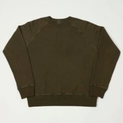 Flea-T 1950s Raglan Plain Sweatshirt - Brown