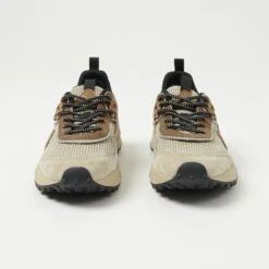 Flower Mountain Kotetsu Man Suede/Mesh Sneaker - Beige/Grey -Hartford Sale Store FLOWERMOUNTAIN KOTETSUMANSNEAKER BEIGEGREY1