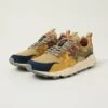 Flower Mountain Yamano 3 Man Suede/Nylon Sneaker - Navy/Cream -Hartford Sale Store FLOWERYAMANO3SUEDENYLONCHEKE2