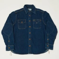 Freenote Cloth 'Lambert' 8oz Denim Shirt - Stone Washed