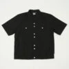 Freewheelers 'Benny' Open Collared S/S Shirt - Rude Black -Hartford Sale Store FREEWHEELERS 427ec5b7 84a0 4e56 97e8 38276867b9ee