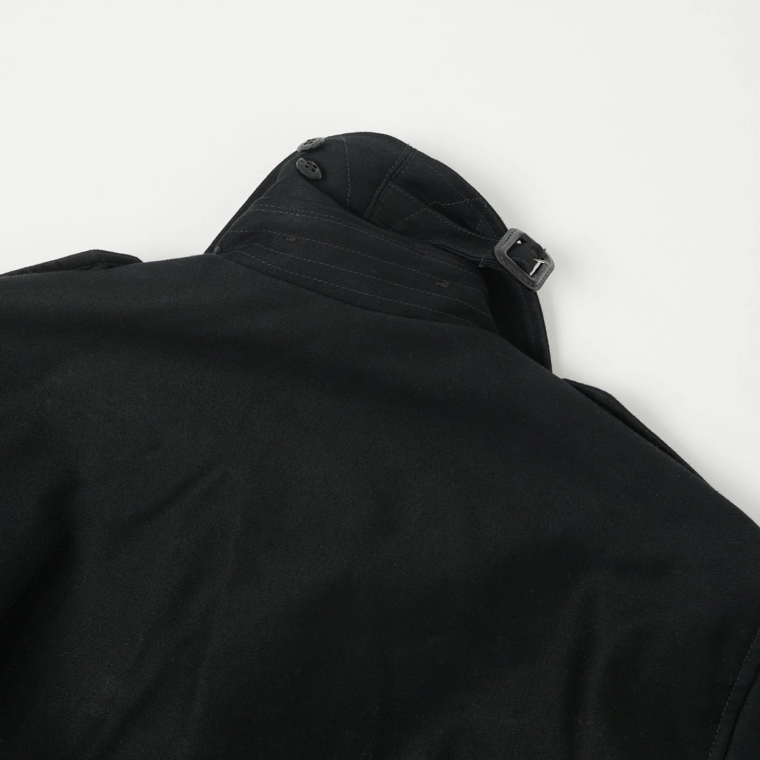 Freewheelers Gifford Trench Coat - Deep Black 11 Freewheelers Gifford Trench Coat - Deep Black - Image 9