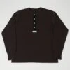 Freewheelers 2235001 Power Wear L/S Henley - Jet Black -Hartford Sale Store FREEWHEELERS HENLEYNECKLSSHIRT JETBLACK