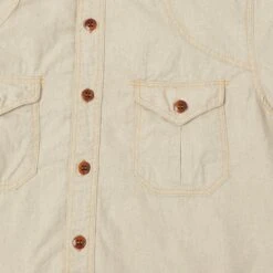 Freewheelers Great Lakes 'Montauk' Shirt - Oatmeal -Hartford Sale Store FREEWHEELERS MONTAUKSHIRT OATMEAL3