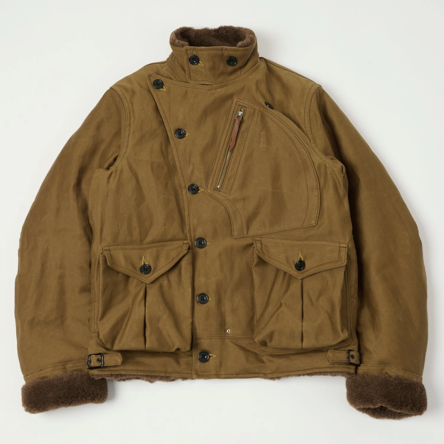 Freewheelers 'Winter Aviators' Jacket - Sepia Brown 3 Freewheelers 'Winter Aviators' Jacket - Sepia Brown