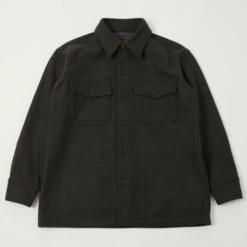 Full Count 4088S Heavy Wool CPO Shirt - Black