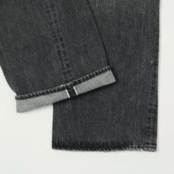 Full Count 0105BKHW 13.7oz Wide Straight Jean - Black Dartford Wash -Hartford Sale Store FULLCOUNT 0105BKJEANS BLACK2
