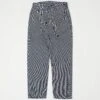 Full Count 1002-3 Tapered Trouser - Random Hickory -Hartford Sale Store FULLCOUNT 1002 3TAPEREDTROUSERS INDIGOSTRIPE