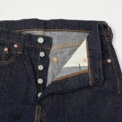 Full Count 1108W 13.7oz 'Plain Pocket' Regular Straight Jean - One Wash -Hartford Sale Store FULLCOUNT 1108WJEANS INDIGO5