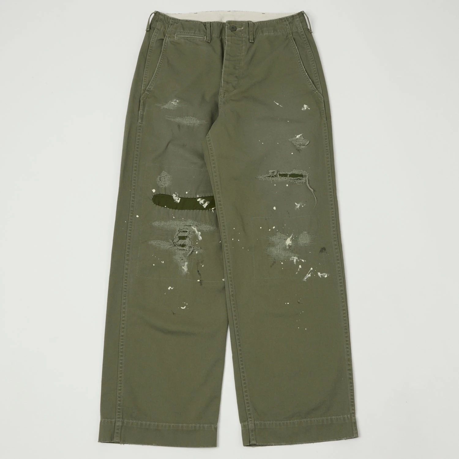 Full Count 1201HW U.S Army Chino 41 Khaki 'Freedom Fighter' - Sage Green 3 Full Count 1201HW U.S Army Chino 41 Khaki 'Freedom Fighter' - Sage Green
