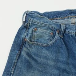 Full Count 1341-0105SSW 11.5oz Super Smooth Wide Straight Jean - Dartford Wash -Hartford Sale Store FULLCOUNT 1341 0105SSJEANS BLUE4