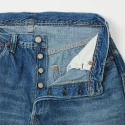 Full Count 1341-0105SSW 11.5oz Super Smooth Wide Straight Jean - Dartford Wash -Hartford Sale Store FULLCOUNT 1341 0105SSJEANS BLUE5