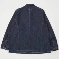 Full Count 2015-1 Denim Chore Jacket - Indigo Blue -Hartford Sale Store FULLCOUNT 2015 1DENIMCOVERALLJACKET INDIGO1