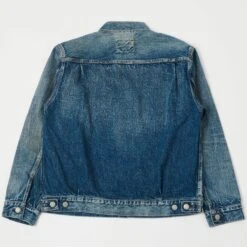 Full Count 2016-2102 13.7oz Type II Denim Jacket - More Than Real Wash -Hartford Sale Store FULLCOUNT 2016 2102TYPEIIDENIMJACKET INDIGOMTRW1