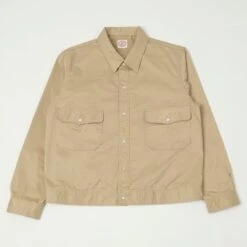 Full Count 2039 Hollywood Dude Burberry Twill Jacket - Beige