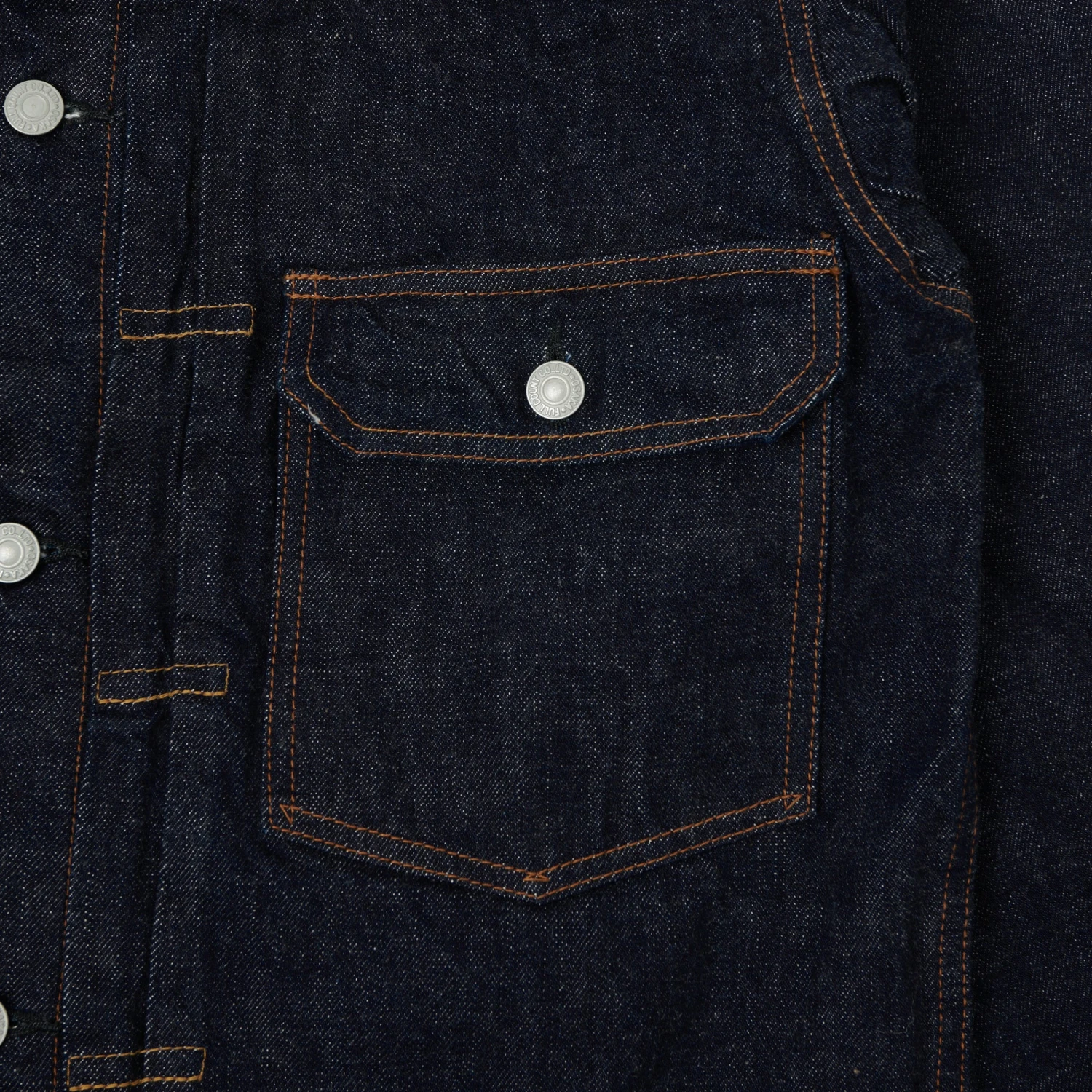 Full Count 2102W 13.7oz Type II Denim Jacket - One Wash 5 Full Count 2102W 13.7oz Type II Denim Jacket - One Wash - Image 3